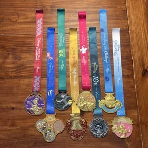 Run Disney Medals Princesses Half Marathon 10k Fairytale Challenge '18 '19 '20
